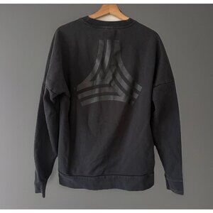 Seattle Sounders FC Adidas Black Tango Crew Neck Pullover Sweatshirt Sz M READ!!